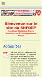 Mobile Screenshot of fo-enseignement-prive.org